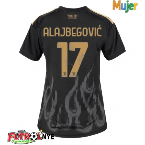 Camiseta Juventus Kerim Alajbegovic #17 Tercera Equipación para mujer 2026-27 manga corta